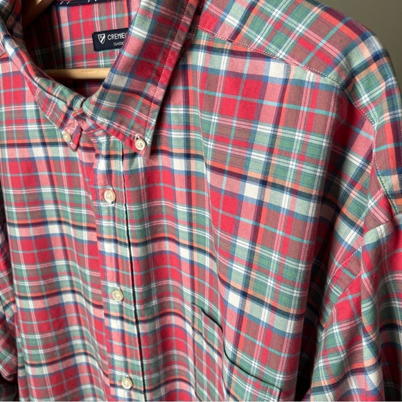 Cremieux Classics Men’s Red/white/blue/green Plaid L/S Button Up Size 3XB - Picture 5 of 11